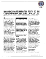 TB infection control recommendations from the CDC 1994  considerations for dentistry