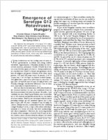 Emergence of Serotype G12 Rotaviruses Hungary