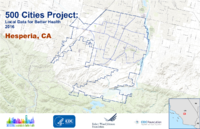 500 Cities Project Local Data for Better Health 2016 Hesperia CA