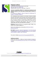 Immune Modulating Effects of Continuous Bioaerosol and Terpene Exposure over Three Years Among Sawmill Workers in Norway