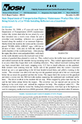 State Department of Transportation Highway Maintenance Worker Dies After Being Struck by a Car While Installing Reflectors on a Guardrail FACE 200102