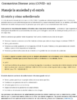 Maneje la ansiedad y el estrs