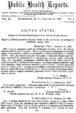 Public health reports  v 11 no 4  January 24 1896