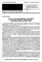 MMWR Morbidity and Mortality Weekly Report November 11 1988  Vol 37  No 44