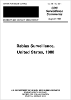 Morbidity and Mortality Weekly Report CDC Surveillance Summaries August 1989  Vol 38  No SS1