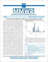 MMWR Morbidity and Mortality Weekly Report Vol 54 No 42 October 28 2005