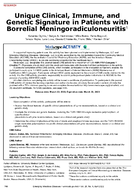 Unique Clinical Immune and Genetic Signature in Patients with Borrelial Meningoradiculoneuritis1