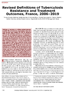 Revised Definitions of Tuberculosis Resistance and Treatment Outcomes France 20062019