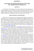 SRS Chapter 15 Facilities and Operations Relevant to the Use and Release of Chemicals