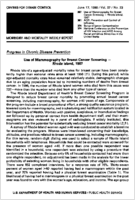 MMWR Morbidity and Mortality Weekly Report June 17 1988  Vol 37  No 23