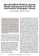 AgeStratified Model to Assess Health Outcomes of COVID19 Vaccination Strategies Ghana