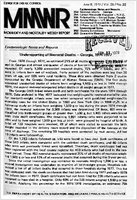 Morbidity and Mortality Weekly Report MMWR June 8 1979  Vol 28  No 22