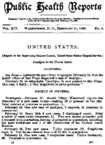 Public health reports  v 14 no 8 February 24 1899
