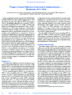 Progress Toward Poliovirus Containment Implementation  Worldwide 20172018