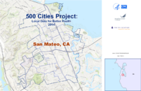 500 Cities Project Local Data for Better Health 2014 San Mateo CA