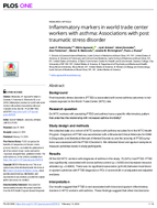 Inflammatory Markers in World Trade Center Workers with Asthma Associations with Post Traumatic Stress Disorder