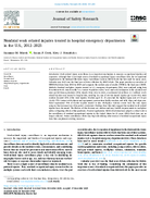Nonfatal WorkRelated Injuries Treated in Hospital Emergency Departments in the US 20122023