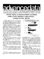 Office Visits to Psychiatrists National Ambulatory Medical Care Survey United States 197576