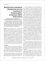 Methicillinresistant Staphylococcus aureus in Communityacquired Skin Infections