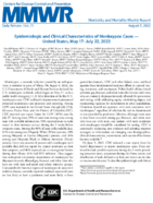 Epidemiologic and Clinical Characteristics of Monkeypox Cases  United States May 17July 22 2022