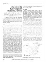 Francisella tularensis in Rodents China
