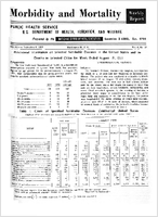 Morbidity and Mortality Weekly Report Vol 6 No 35 for Release September 6 1957