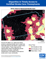 PA Drive Time to Advanced Stroke Care