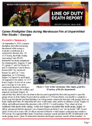 Line of Duty Death Report F202509 Career Firefighter Dies During Warehouse Fire at Unpermitted Film Studio  Georgia