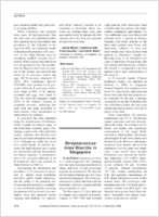 Streptococcus iniae Discitis in Singapore