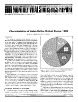 Characteristics of Asian Births United States 1980