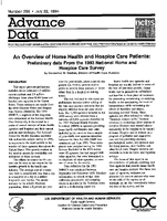 An Overview of Home and Hospice Care Patients Preliminary Data from the 1993 National Home and Hospice Care Survey