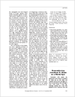 Remembering Jonathan M Mann in a World Ajar