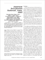 Japanese Encephalitis Outbreak India 2005