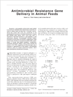Antimicrobial Resistance Gene Delivery in Animal Feeds
