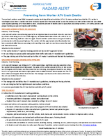 Agriculture Hazard Alert Preventing Farm Worker ATV Crash Deaths