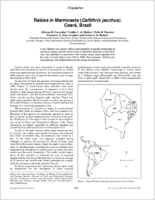 Rabies in marmosets Callithrix jacchus Cear Brazil