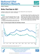 Births Final Data for 2021