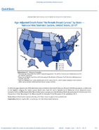 QuickStats AgeAdjusted Death Rates for Female Breast Cancer by State  National Vital Statistics System US US 2019