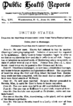 Public health reports  v 11 no 25 June 24 1898
