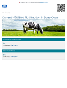 Current H5N1 Bird Flu Situation in Dairy Cows
