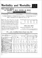 Morbidity and Mortality Weekly Report Vol 10 No 21 for Release June 2 1961