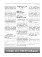 Tuberculosis and the Tubercle Bacillus
