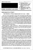 MMWR Morbidity and Mortality Weekly Report February 10 1984  Vol 33  No 5