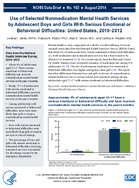 Use of Selected Nonmedication Mental Health Services by Adolescent Boys and Girls With Serious Emotional or Behavioral Difficulties United States 20102012