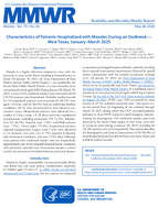 Morbidity and Mortality Weekly Report MMWR  Vol 75  No 20 May 28 2026