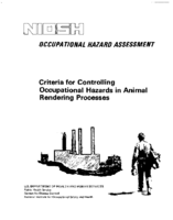 Occupational Hazard Assessment Criteria for Controlling Occupational Hazards in Animal Rendering Processes