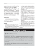 Etymologia Mycobacterium chelonae