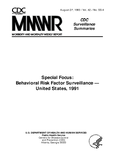 Special Focus  Behavioral Risk Factor Surveillance  United States 1991