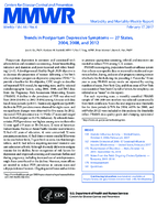 Trends in Postpartum Depressive Symptoms  27 States 2004 2008 and 2012