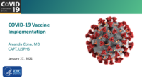 COVID19 vaccine implementation